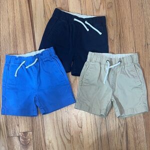 3! Like new Crewcuts shorts - Blue, Navy, and Tan